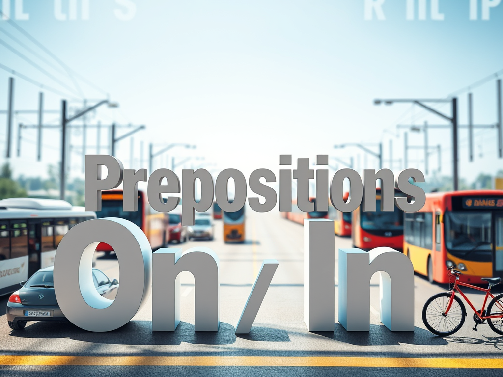 Prepositions in Transportation: Why We Say “In the Car” but “On the Bus”